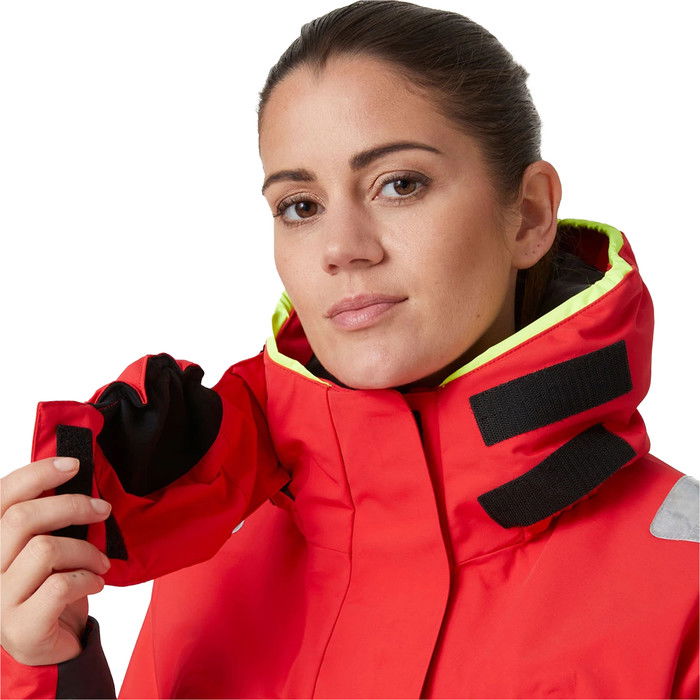 2024 Helly Hansen Womens Skagen Offshore Jacket 34257 - Alert Red